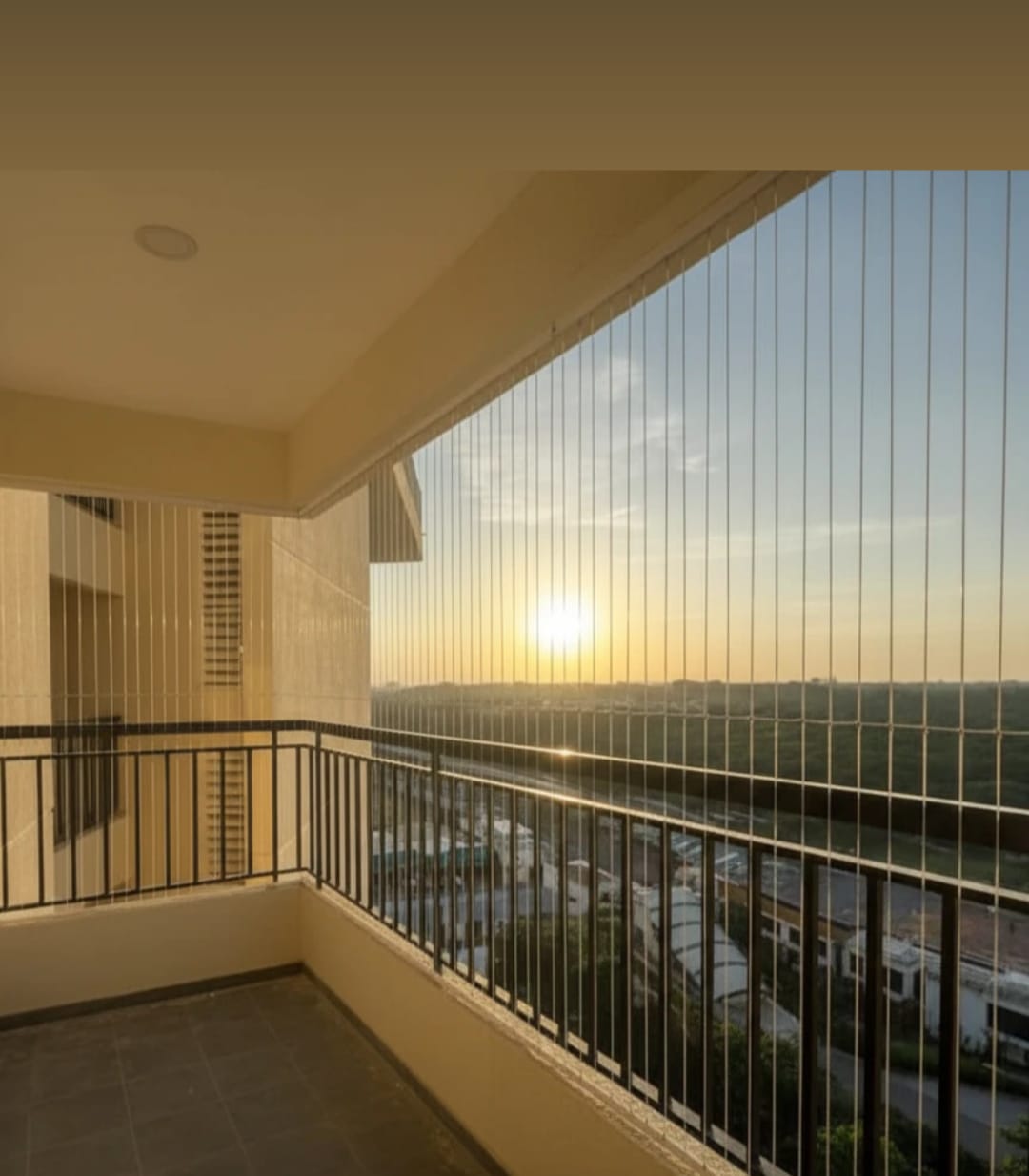 Mesh finish detail close-up